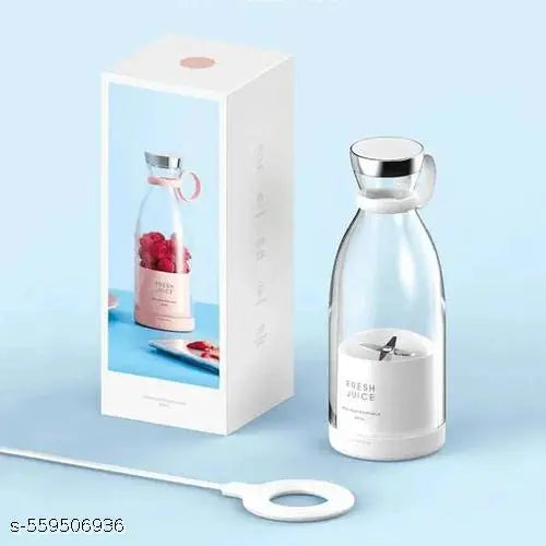 Juicer Mixer Portable Juice Blender, Juicer Bottle Mixer, Juice Maker, Fruit Juicer Machine Electric, USB Rechargeable Personal Size Mini Juicer Grinder for Juices, Shakes