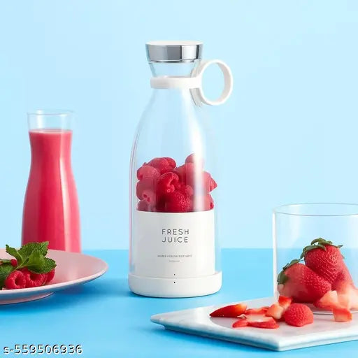 Juicer Mixer Portable Juice Blender, Juicer Bottle Mixer, Juice Maker, Fruit Juicer Machine Electric, USB Rechargeable Personal Size Mini Juicer Grinder for Juices, Shakes