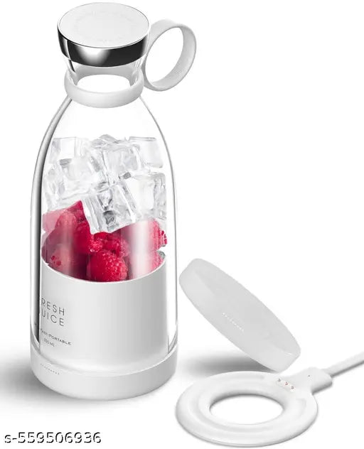 Juicer Mixer Portable Juice Blender, Juicer Bottle Mixer, Juice Maker, Fruit Juicer Machine Electric, USB Rechargeable Personal Size Mini Juicer Grinder for Juices, Shakes